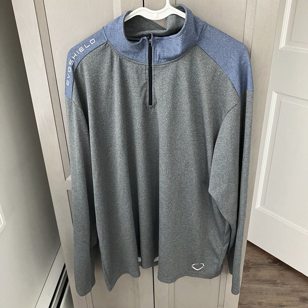 Evoshield Pullover Mens 2XL 1/4 Zip Long Sleeve Lightweight Stretch Jacket